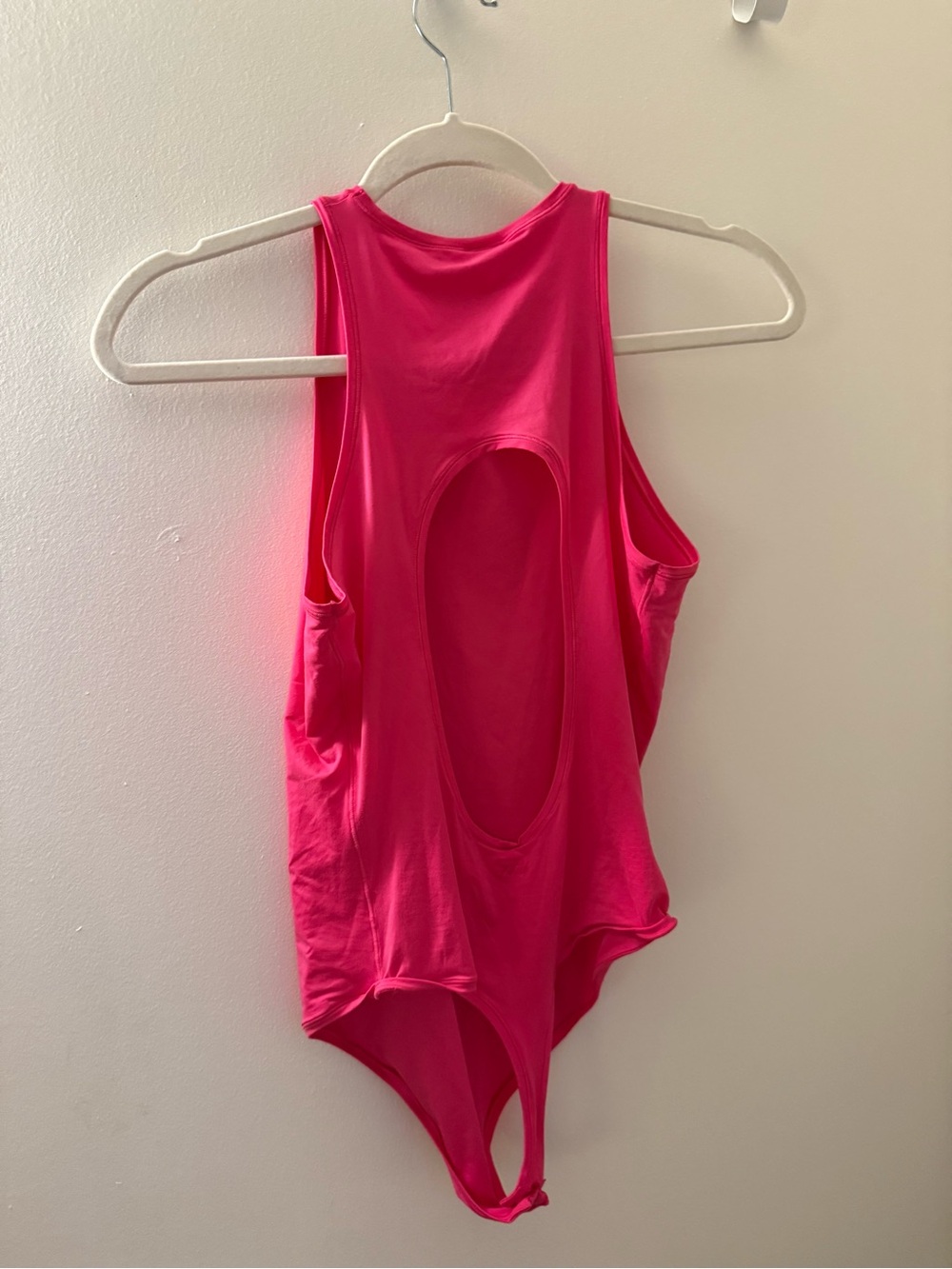 PINK Victoria's Secret High-Neck Bodysuit in Bright Pink - Picture 4 of 5
